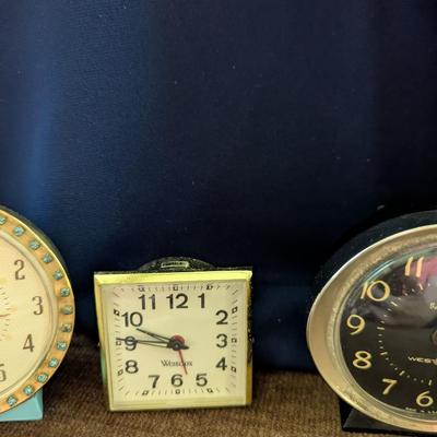 Vintage Westclox Clocks