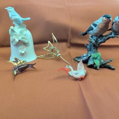 Group of Bird Figurines