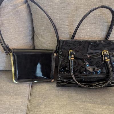 Two Vintage Black Bags, Markay Bag