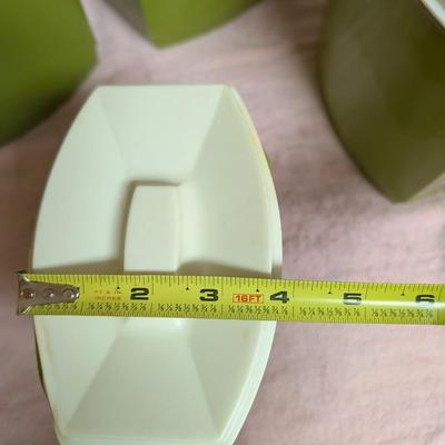 Avacodo Green Vintage Canister Set