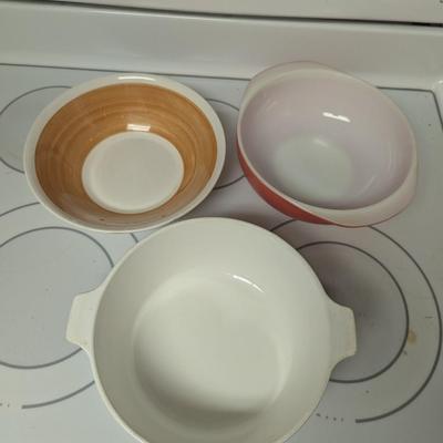 Three vintage bowls
