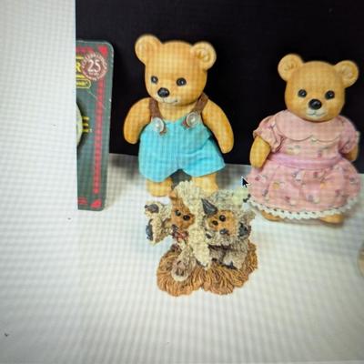 Bear Wear Lapel Pins - Cherished Teddies Porcelain Figures