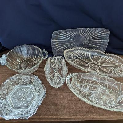 Vintage Glass Pieces, Mikasa, Lily Pons