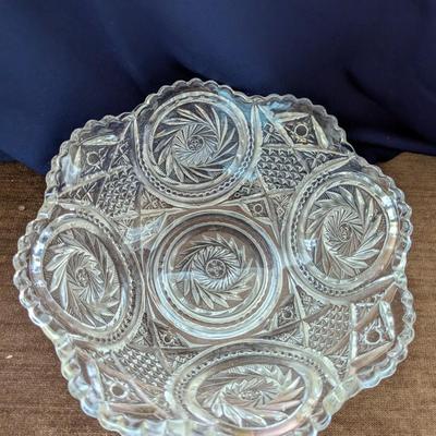 Vintage clear glass. Some Anchor Hocking