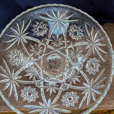 Vintage clear glass. Some Anchor Hocking