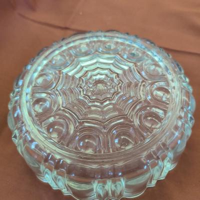 Large Lot of Glass Platters, Bowls, Egg Plate
