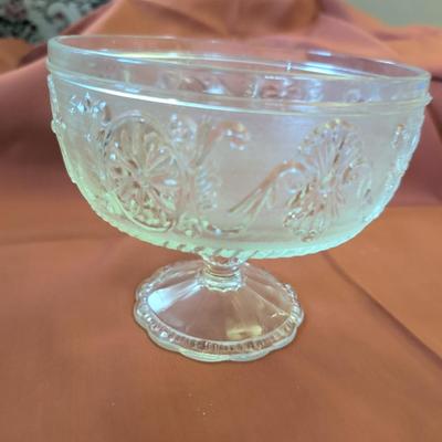 Large Lot of Glass Platters, Bowls, Egg Plate