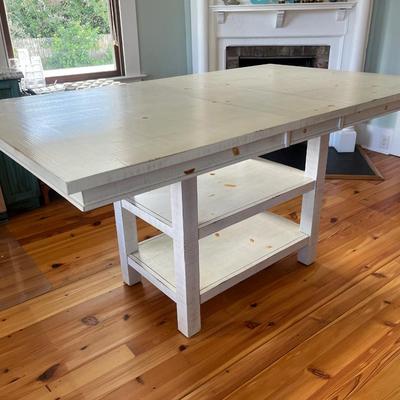 Large Farmhouse-Style Wood Table