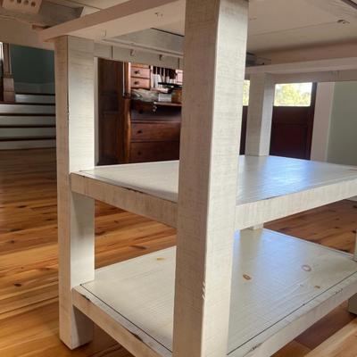 Large Farmhouse-Style Wood Table