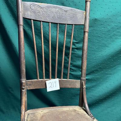 Antique Spindle Back Rocking Chair