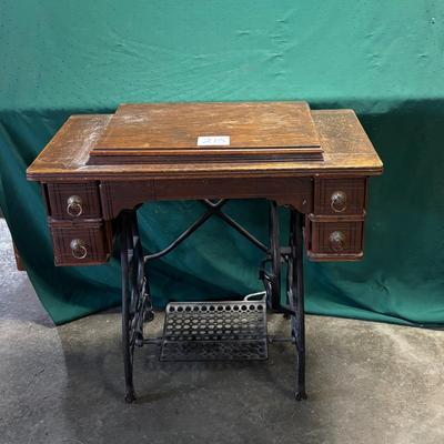 Queen Sewing Machine and Cabinet