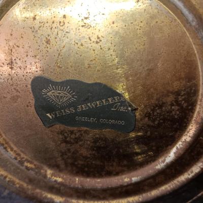 WILLIAM L GILBERT ANTIQUE CLOCK AND A BRONZE HORSE THAT HAS ALWAYS SAT ON TOP OF CLOCK