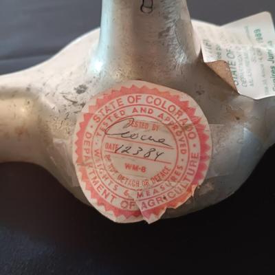 ENTERPRISE JACOBS BROS MAKERS BALANCE SCALE WITH WEIGHTS