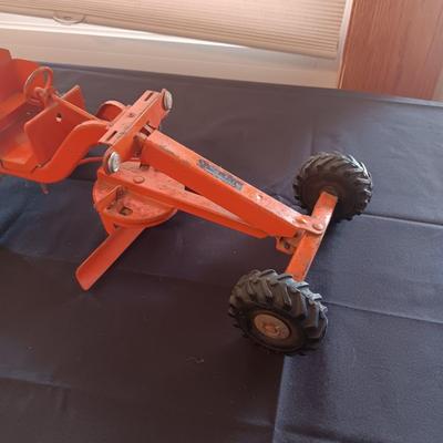 STRUCTO TOYS PRESSED STEEL ROAD GRADER
