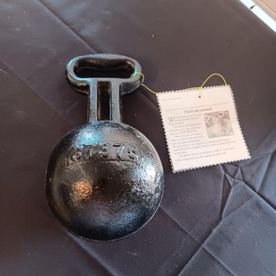 WHAT IS IT? IT'S A LINE WEIGHT. (Read the card from the Fence Post for more info)