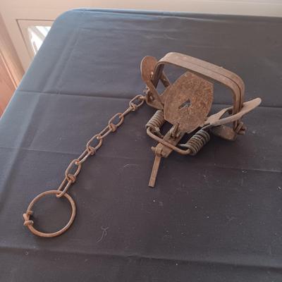 2 OLD ANIMAL TRAPS