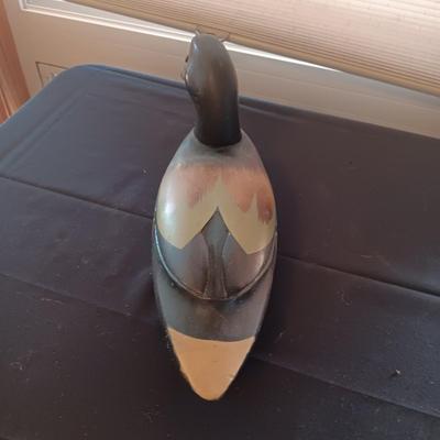 2 HAND CARVED WOODEN DUCKS