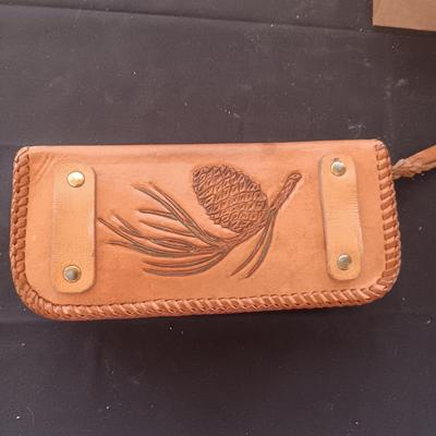 LURE BOOK FILLED WITH LURES AND MADE IN 1957 AT GILCREST H.S.