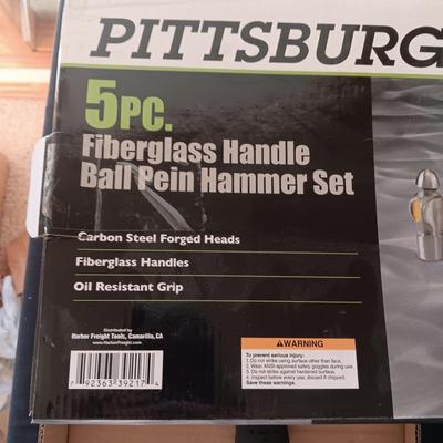 NEW 5 PC BALL PEIN HAMMER SET