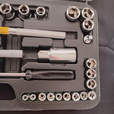 LIKE NEW SOCKET SET IN A CASE AND A SOCKET SCREWDRIVER SET