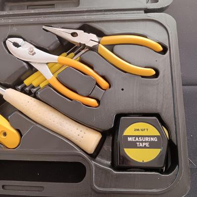 TOOL SET IN CASE AND A SET OF STANLEY SCREWDRIVERS