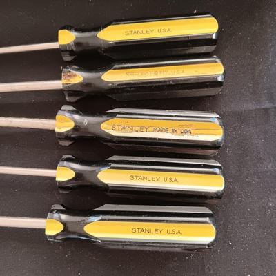 TOOL SET IN CASE AND A SET OF STANLEY SCREWDRIVERS