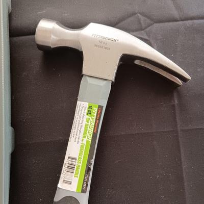 ARROW ELECTRIC STAPLE GUN, HAMMER, CHANNEL LOCK PLIERS AND SCREWDRIVERS