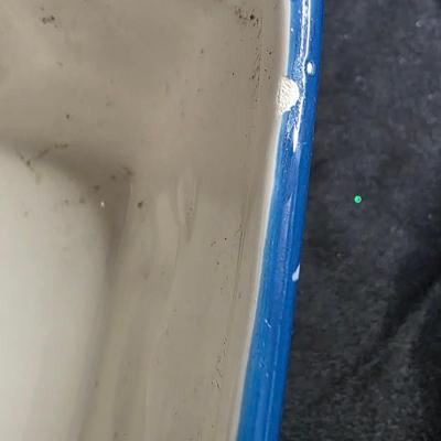 St. Nicholas Square Let It Snow Ceramic Baking Dish - 10.25" Snowman Winter Scene