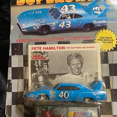 1991 Racing Champions Superstars Pete Hamilton #40 Plymouth | 1970 Daytona 500 Winner Edition w/ Card & Stand | Sealed NASCAR Legend...