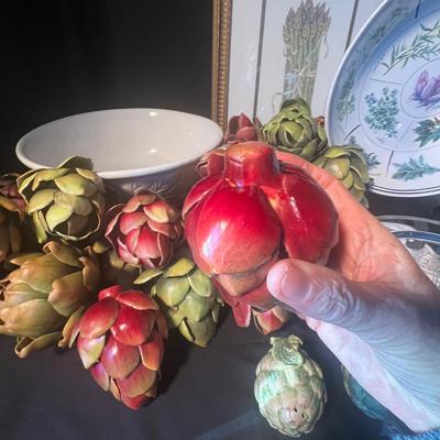 Karen Frances Gray Signed Print & More Vegetable Themed Decor (DR-RG)