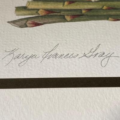 Karen Frances Gray Signed Print & More Vegetable Themed Decor (DR-RG)