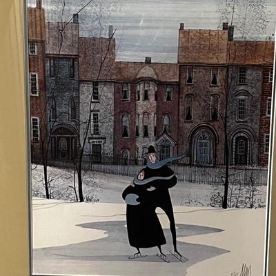 ‘Together in the Park’ LE + Pencil Signed Print By P. Buckley Moss (DR-RG)