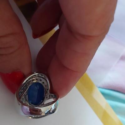 IGI CERTIFIED Lab Grown Sapphire Ring