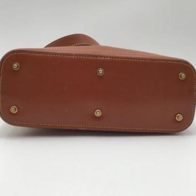 Dooney & Bourke Asian Brown grainy leather handbag certified