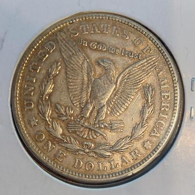 1921 Morgan silver dollar