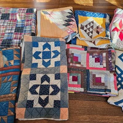 Collection of Vintage Quilts (LR-JS)