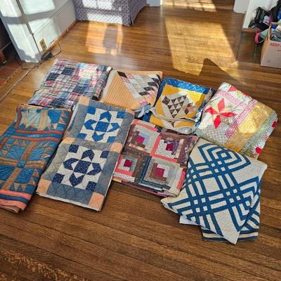 Collection of Vintage Quilts (LR-JS)
