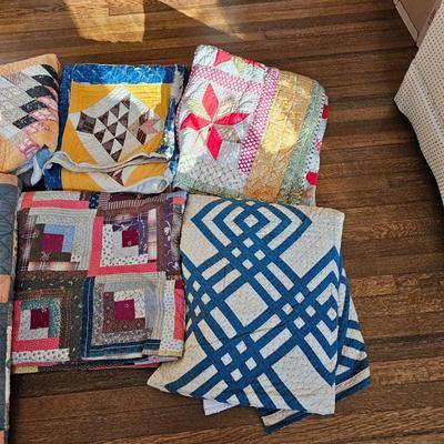 Collection of Vintage Quilts (LR-JS)