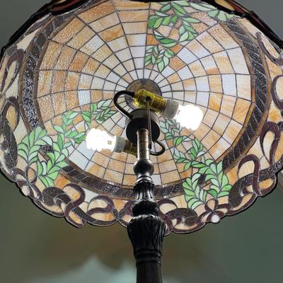 Victorian Style Stained Glass Lamp (EC-SF)
