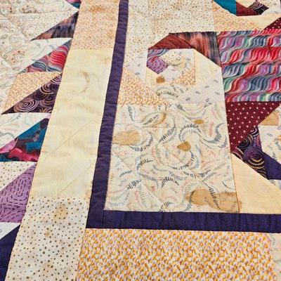 Assortment of Older Quilts & ' The Quilts of Gees Bend' Book (O-JS)