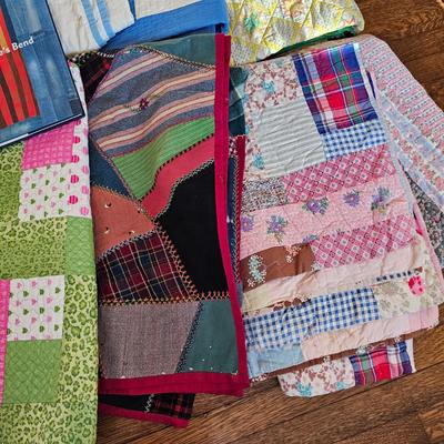 Assortment of Older Quilts & ' The Quilts of Gees Bend' Book (O-JS)