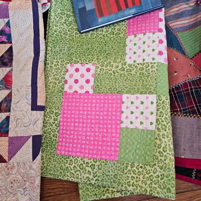 Assortment of Older Quilts & ' The Quilts of Gees Bend' Book (O-JS)