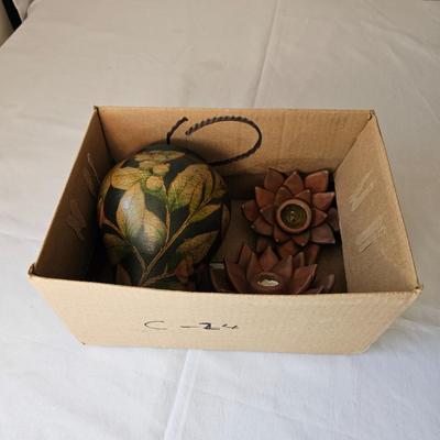 Ceramic Vase & Candle Holders (LR-JS)