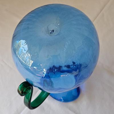 Hand Blown Blenko Glass Pitcher (LR-JS)