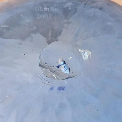 Hand Blown Blenko Glass Pitcher (LR-JS)