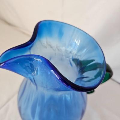 Hand Blown Blenko Glass Pitcher (LR-JS)