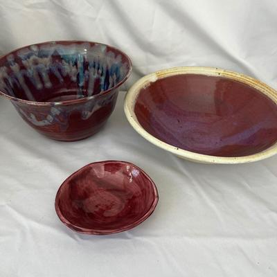 Assortment of Pottery Bowls & More, Includes Signed (DR-RG)