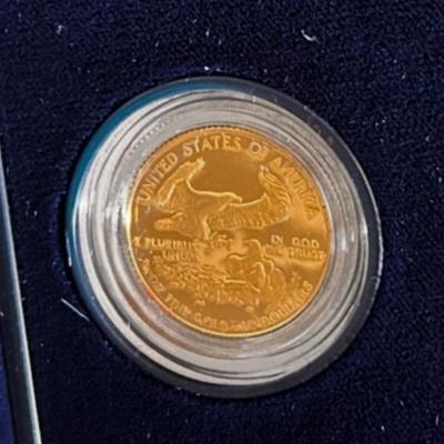 1988 1/4 Ounce Liberty $25 Gold Coin