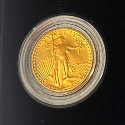1988 1/4 Ounce Liberty $25 Gold Coin
