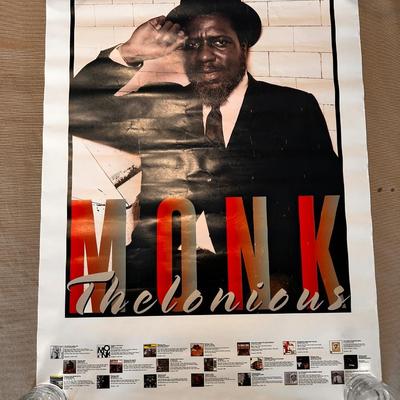 Vintage Jazz Poster - Monk